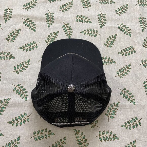 Chrome Hearts White Three Cross Trucker Baseball Cap - Picture 2 of 6